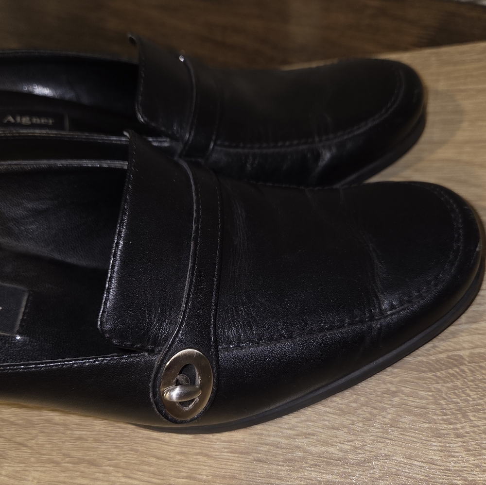 Etienne Aigner Black Women's Mules - Picture 3 of 10